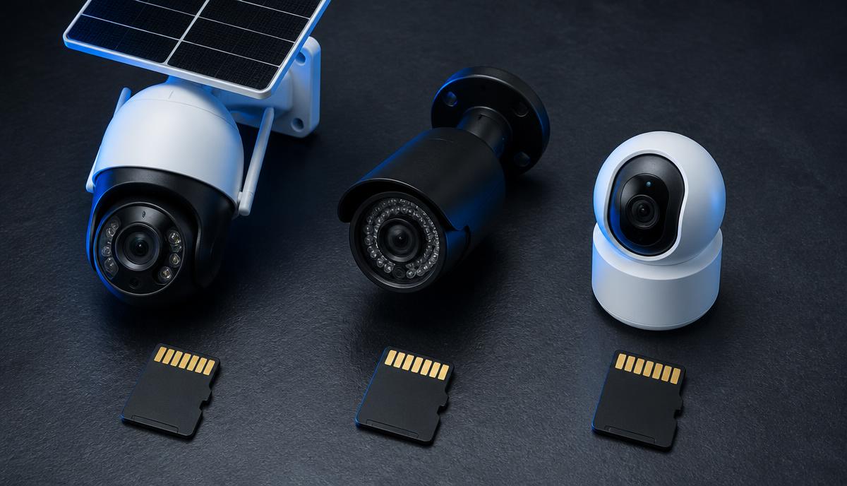 microSD-Karten neben Reolink-, Tapo- und eufy-Ähnlichen Überwachungskameras – Kompatibilitätsliste 2026
