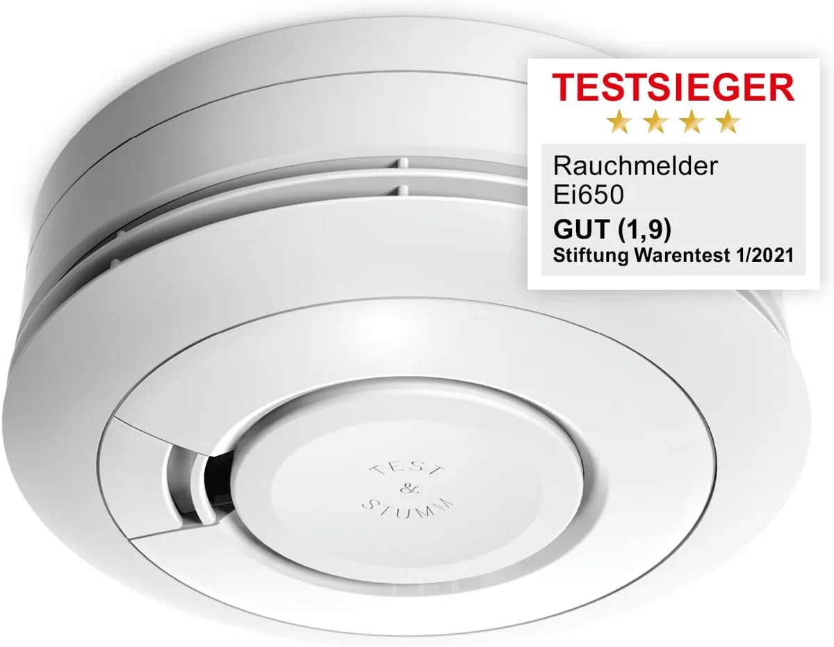 Ei Electronics Ei650 Rauchmelder im 4er-Set mit 10-Jahres-Batterie für die gesetzliche Rauchmelderpflicht