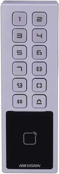 Hikvision RFID-Codetastatur mit Karten-/Transponderleser für Zutrittskontrolle in Büros und Praxen