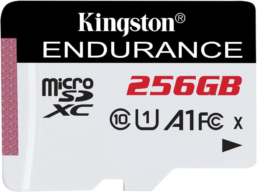 Kingston High Endurance microSDXC 256 GB Class 10 A1 UHS-I Speicherkarte für Überwachungskameras