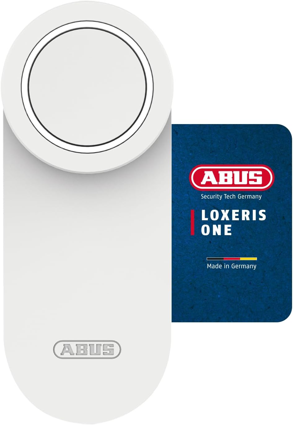 ABUS LOXERIS One Türschlossantrieb Made in Germany – smartes Türschloss ohne Zylindertausch für Euro-Profil-Zylinder