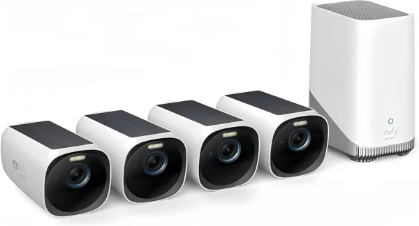 eufy S330 eufyCam 3 Set (4 Kameras + HomeBase)