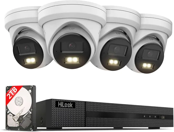 HiLook (Hikvision) 4K-PoE-Set mit 2-TB-NVR