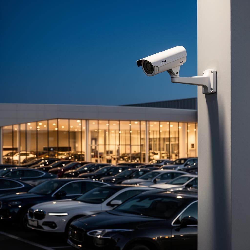 Professionelle Videoüberwachung 2026 in einem deutschen Unternehmen mit Live-Monitoring